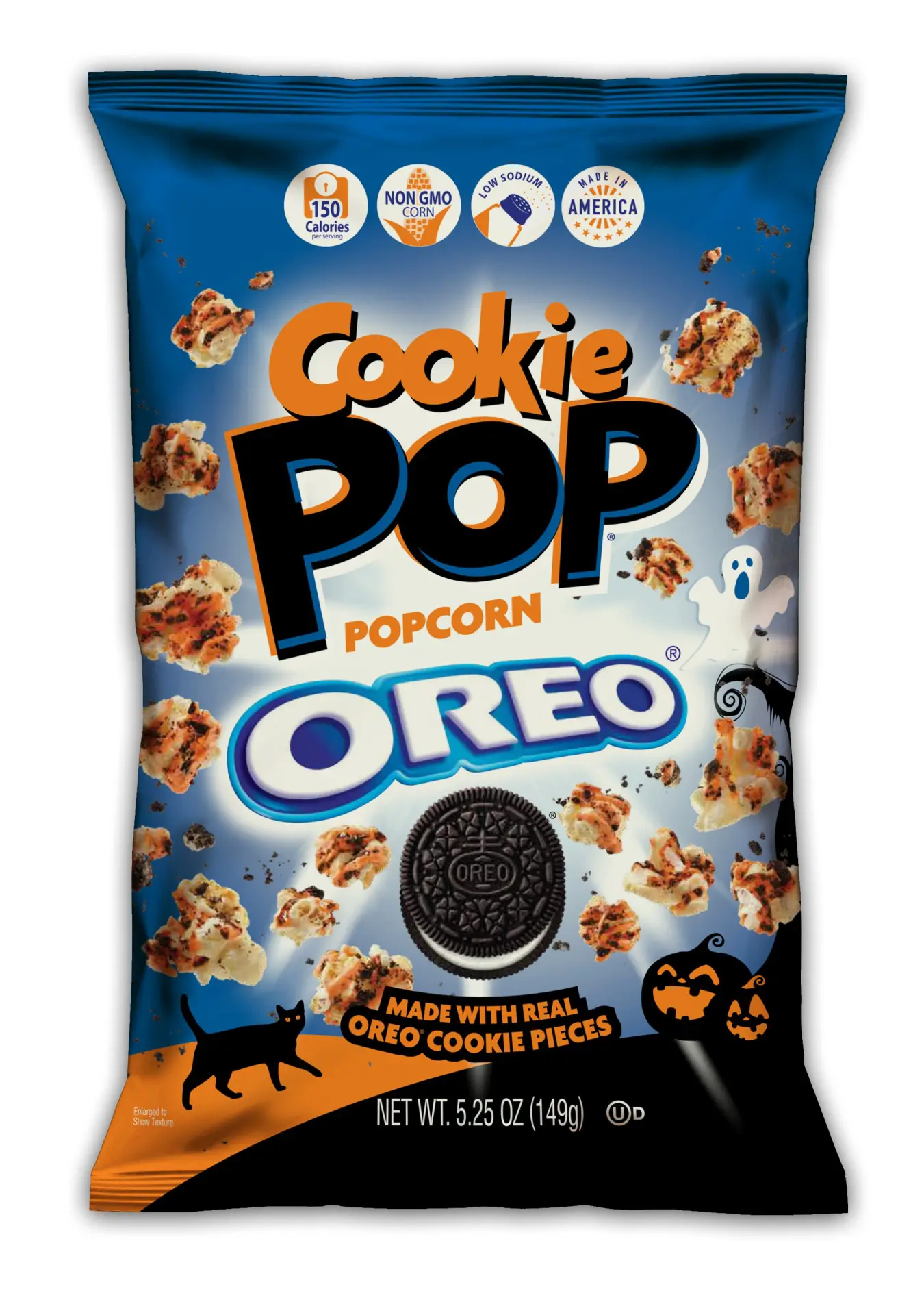 Cookie Pop Halloween Oreo Popcorn 12 units per case 5.3 oz