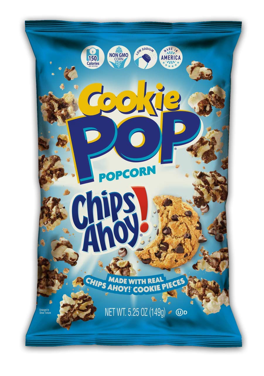 Cookie Pop Chips Ahoy Popcorn 12 units per case 5.3 oz