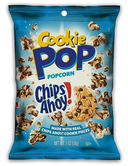 Cookie Pop Chips Ahoy Popcorn 6 innerpacks per case 1.0 oz