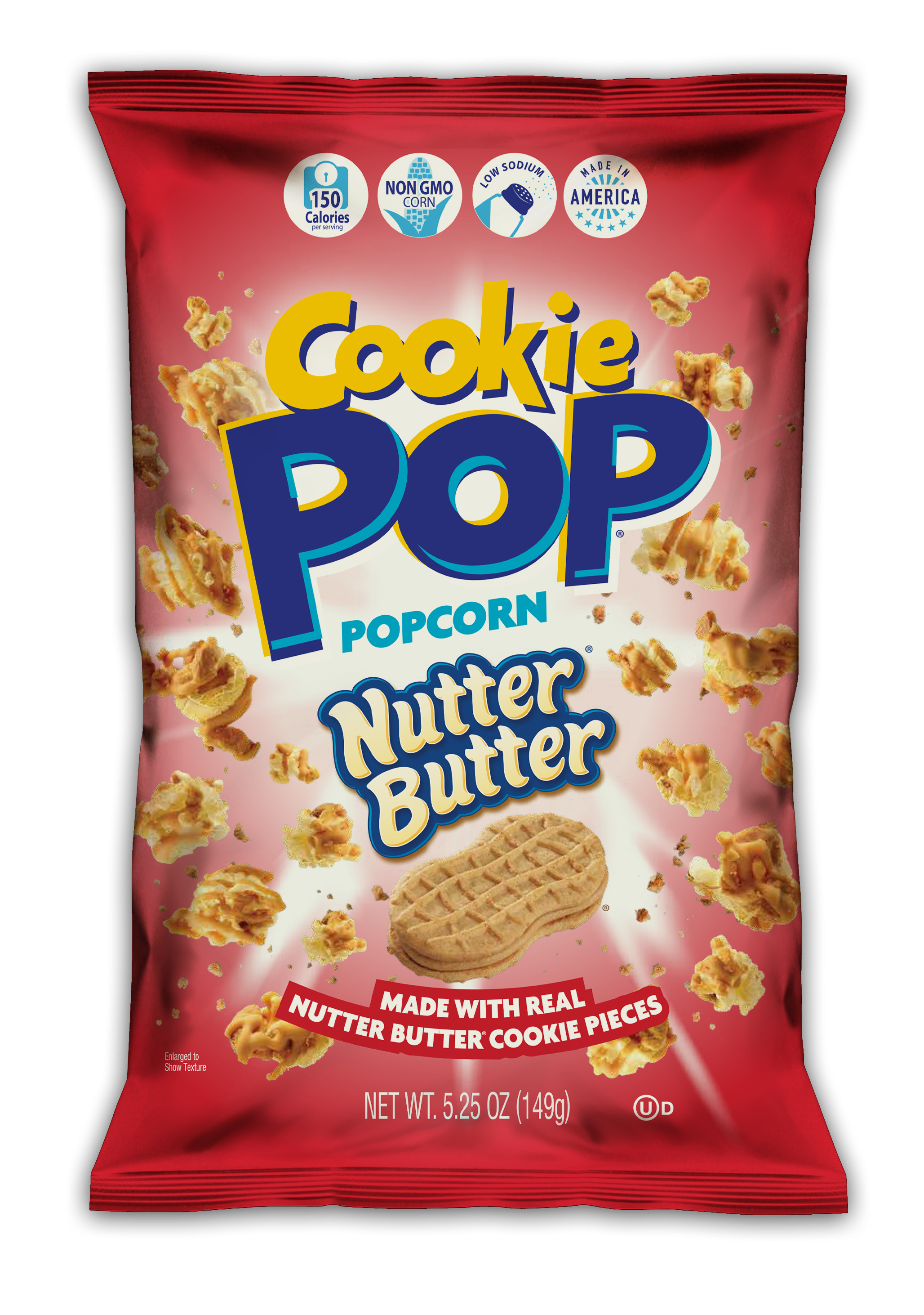 Cookie Pop Nutter Butter Popcorn 12 units per case 5.3 oz