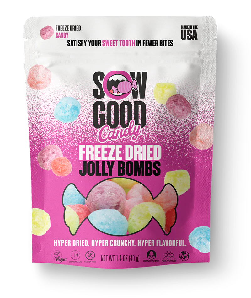 SOW GOOD Freeze Dried Jolly Bombs 24 units per case 1.4 oz