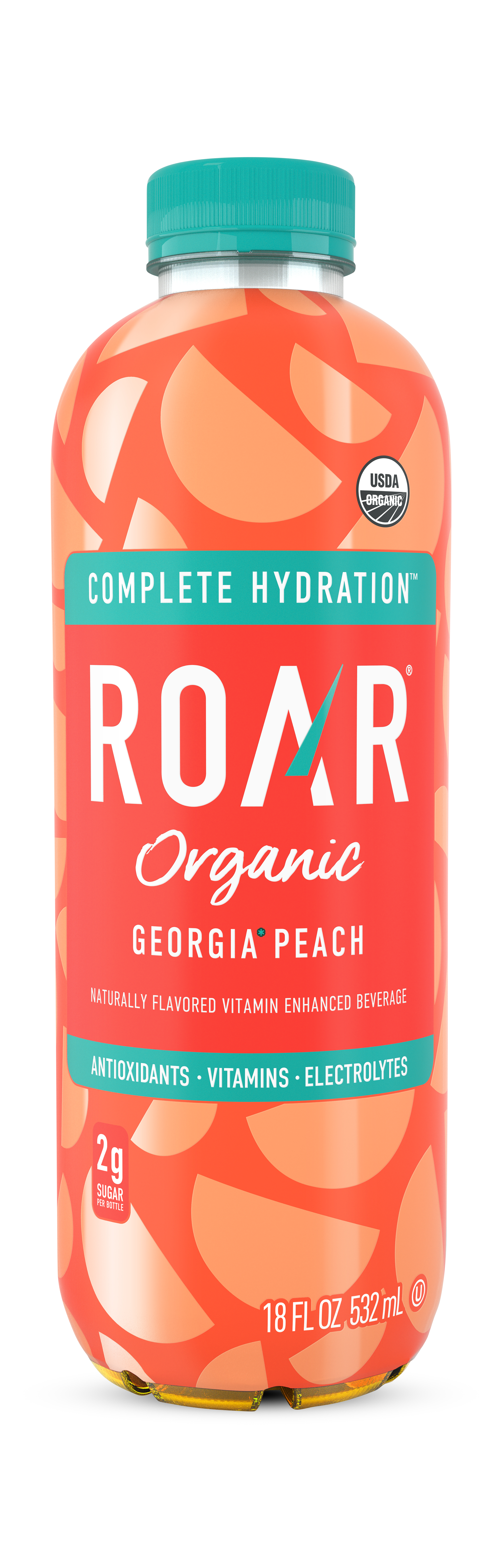 Roar Organic Georgia Peach 1 units per case 18.0 oz