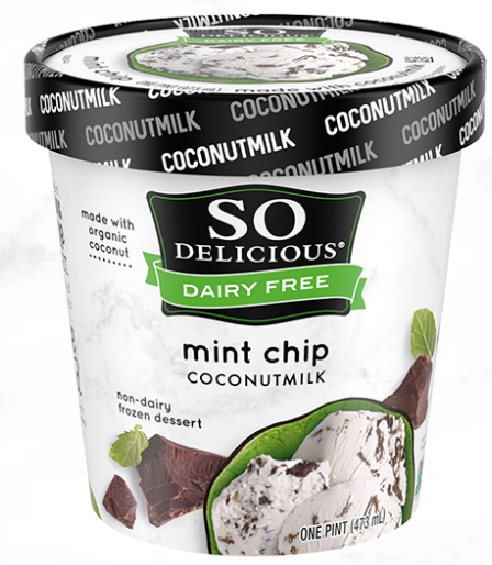So Delicious Dairy Free Mint Chip Coconut Milk Frozen Dessert - 16oz 8 units per case 16.0 oz