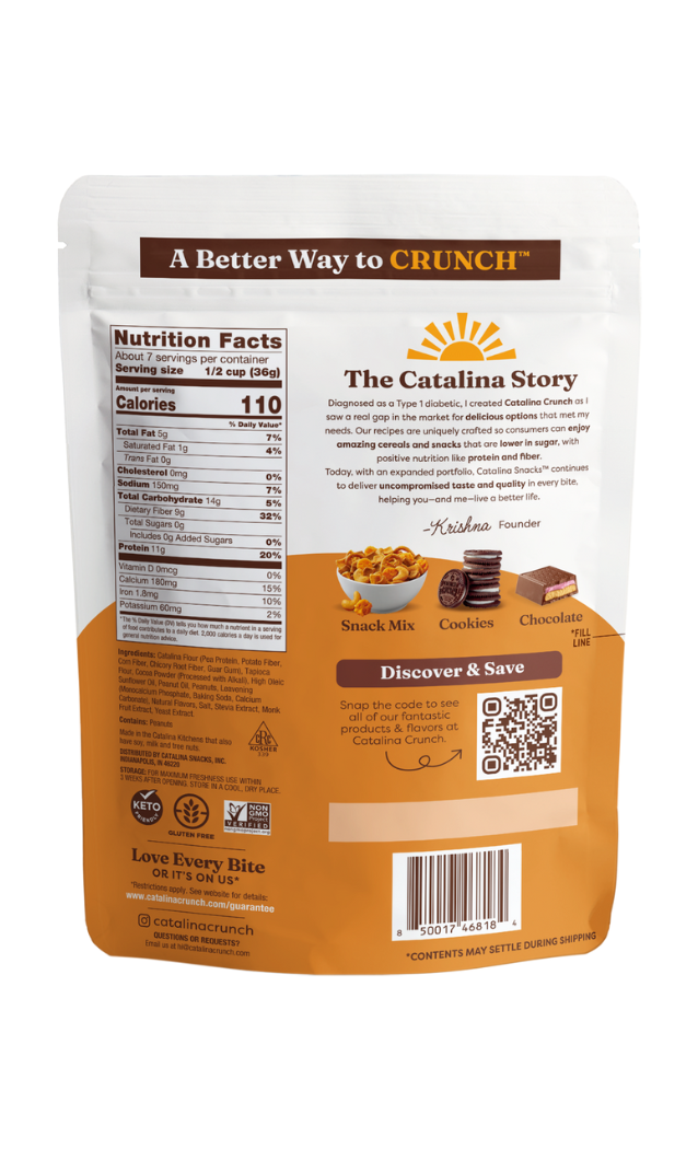 Catalina Snacks Chocolate Peanut Butter 6 units per case 9.0 oz