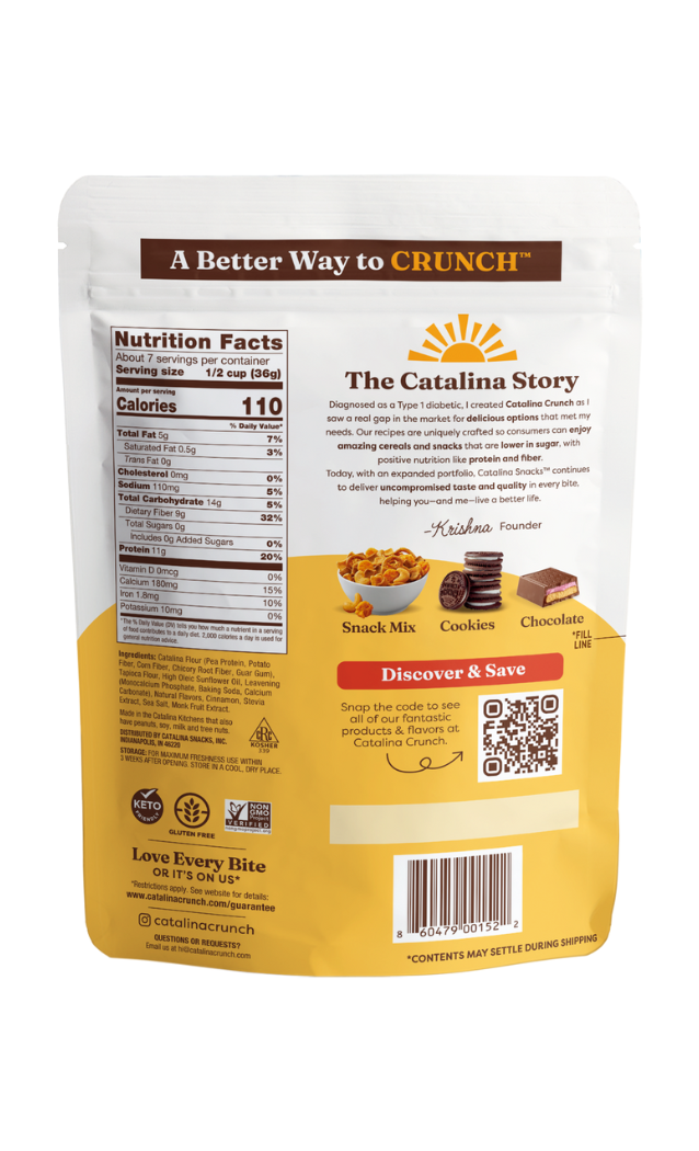 Catalina Snacks Cinnamon Toast 6 units per case 9.0 oz