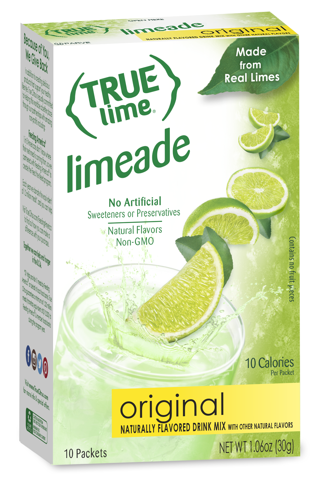 True Lime Limeade Original 12 units per case 1.1 oz