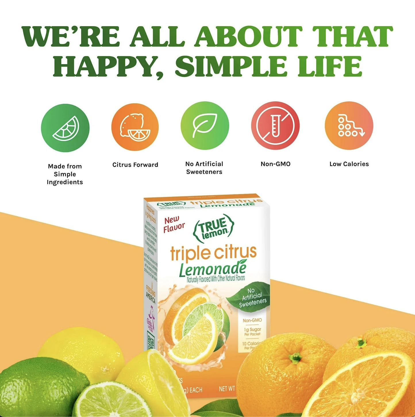 True Lemon Triple Citrus Lemonade 12 units per case 1.1 oz 12 units per case 1.1 oz