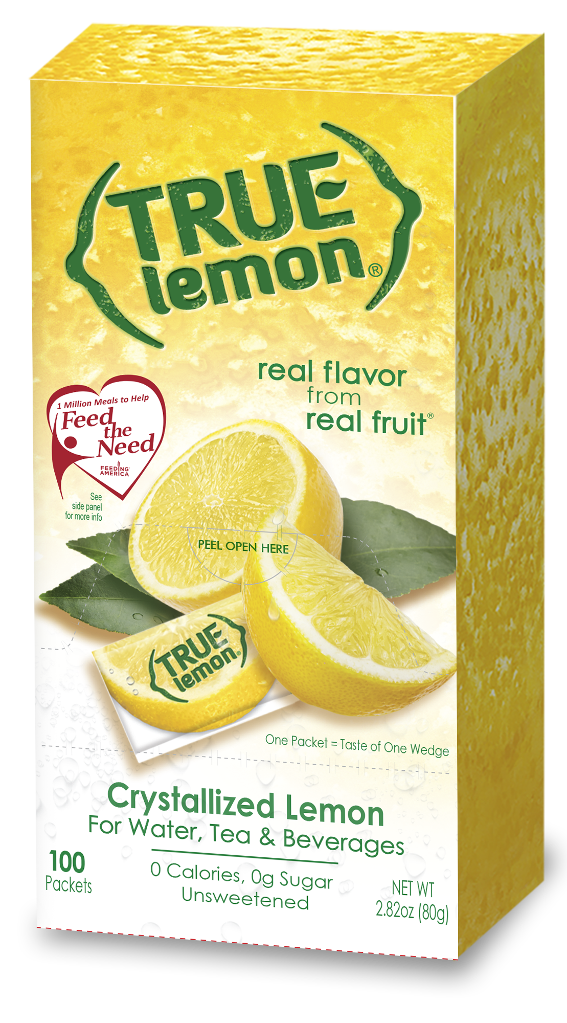 True Citrus True Lemon Dispenser Packet 12 units per case 0.1 oz