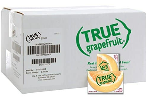 True Grapefruit Packet 500ct 1 units per case 0.1 oz Product Label