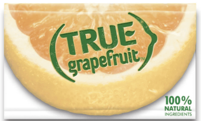 True Grapefruit Packet 2000ct - Korea 1 units per case 0.1 oz Product Label