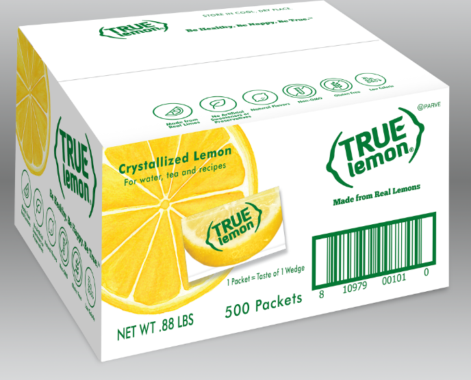 True Lemon Packet 500ct 1 units per case 0.1 oz Product Label