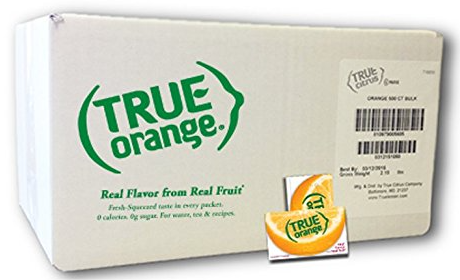 True Orange Packet 500ct 1 units per case 0.1 oz Product Label