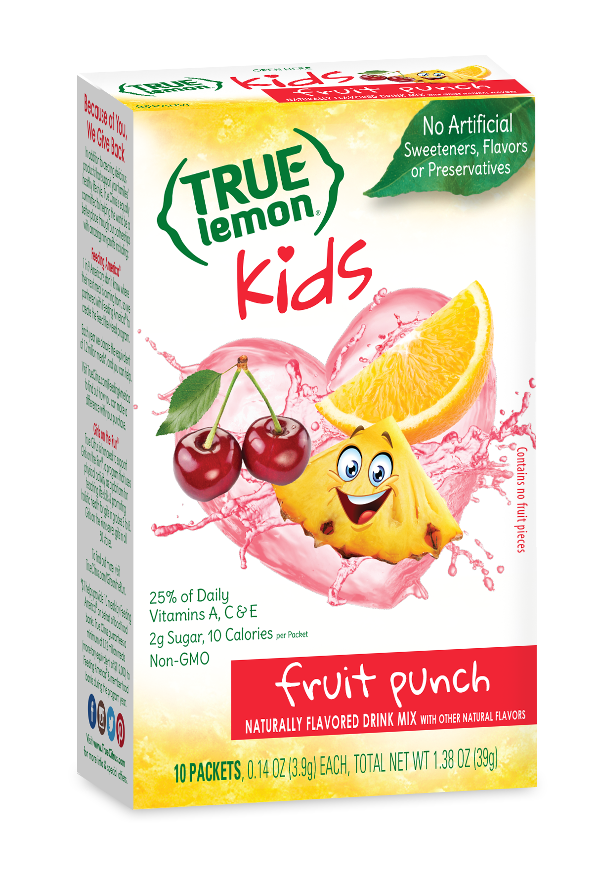 True Lemon Kids Fruit Punch 12 units per case 1.4 oz
