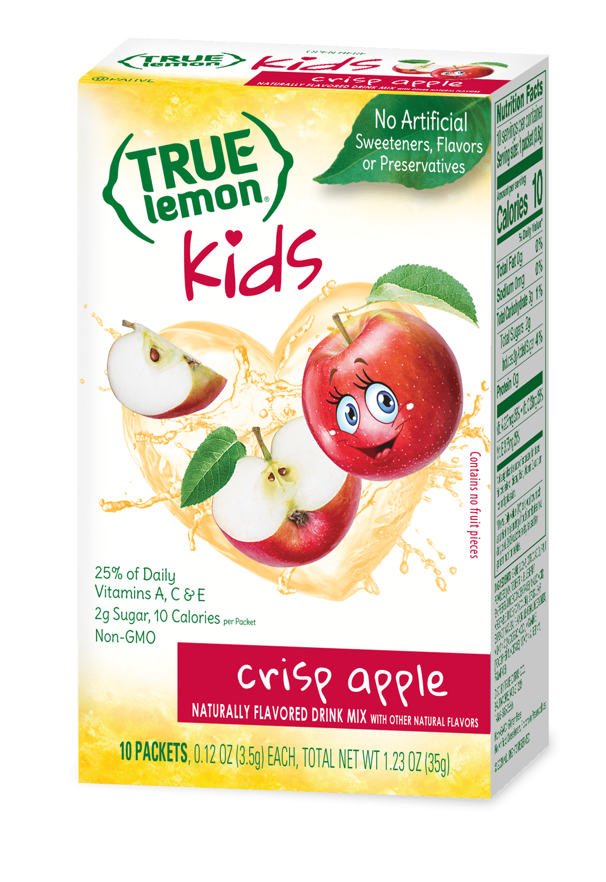 True Lemon Kids Crisp Apple 12 units per case 1.3 oz