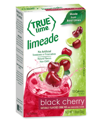 True Lime Limeade Black Cherry 12 units per case 1.1 oz