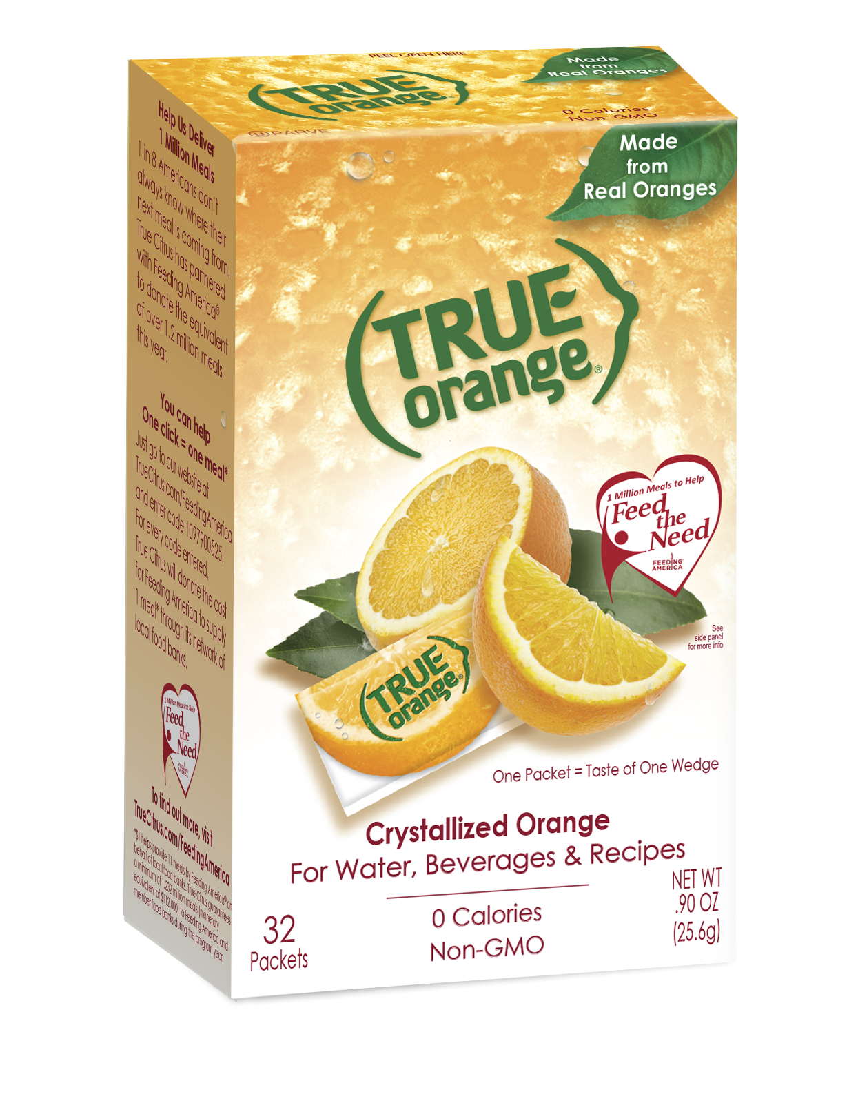 True Orange Packet 12 units per case 0.9 oz