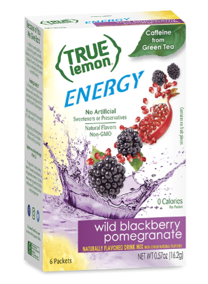 True Lemon Energy Blackberry Pomegranate 12 units per case 0.6 oz