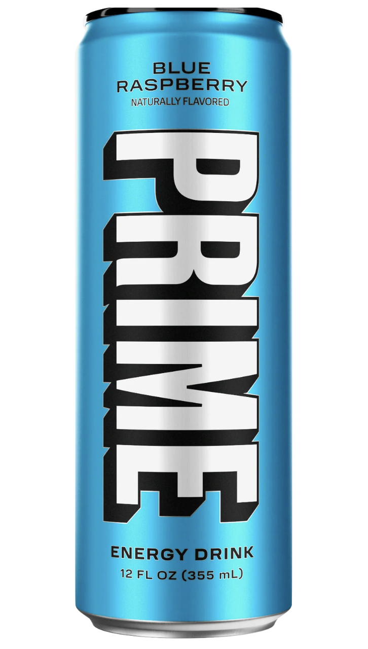 Prime Energy Blue Raspberry 24x355ml  12 units per case