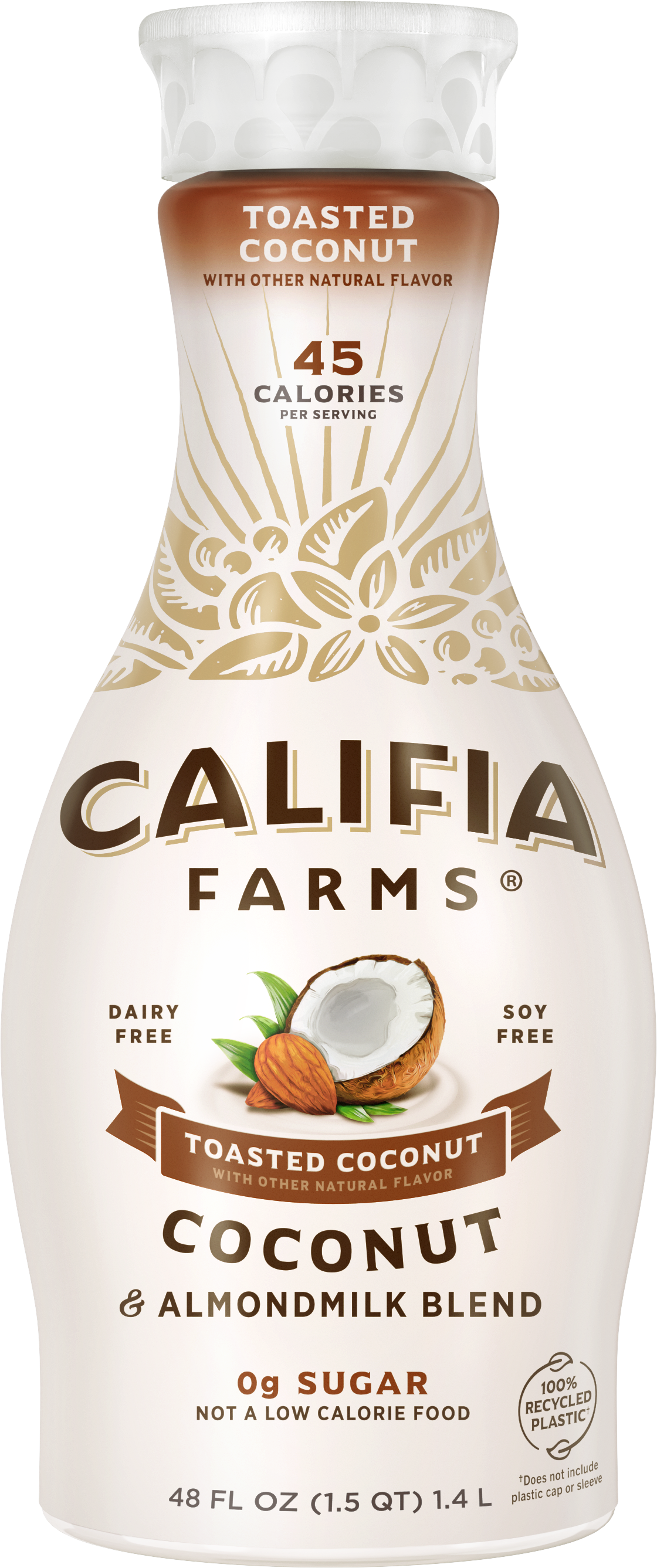 Califia Farms Almond Milk - Toasted Coconut 6 units per case 48.0 oz
