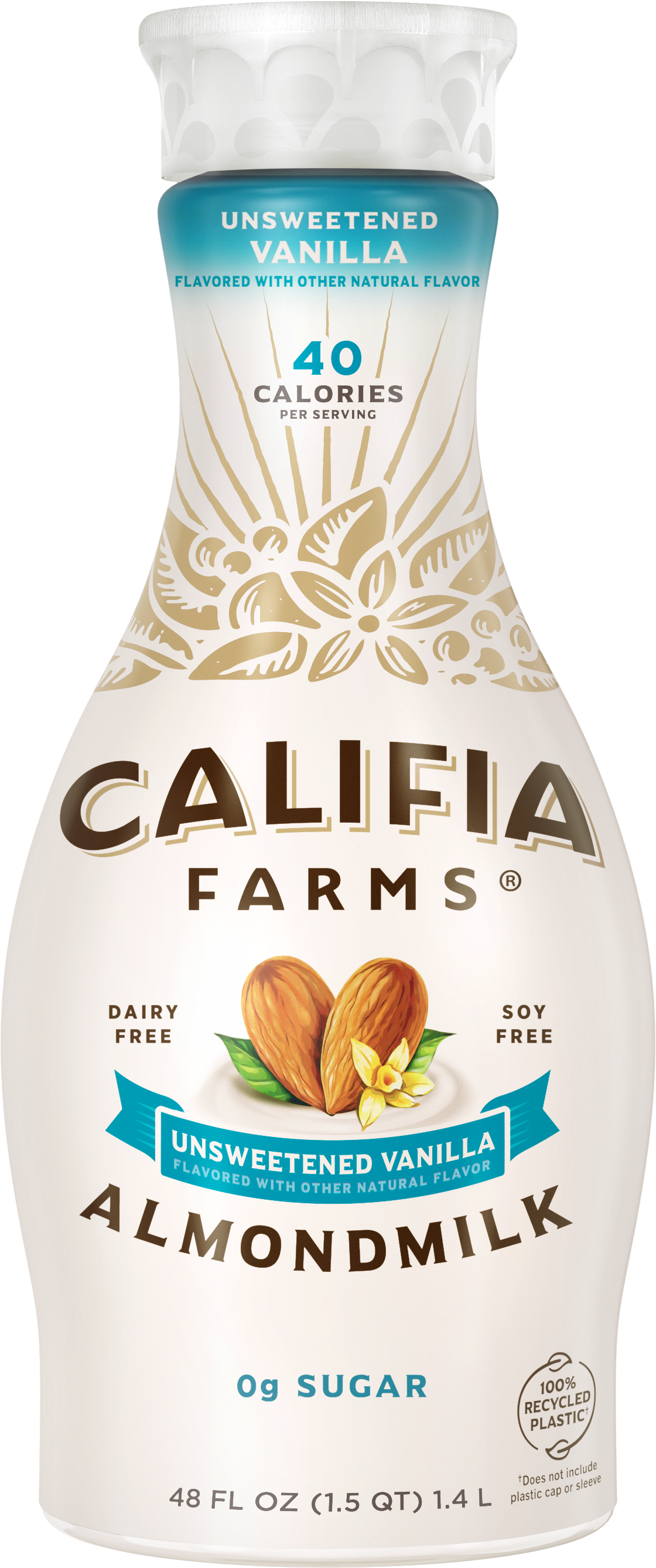 Califia Farms Almond Milk - Unsweetened Vanilla 6 units per case 48.0 oz