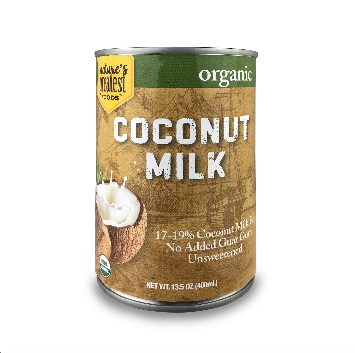 Nature's Greatest Foods Organic Coconut Milk 12 units per case 13.5 oz