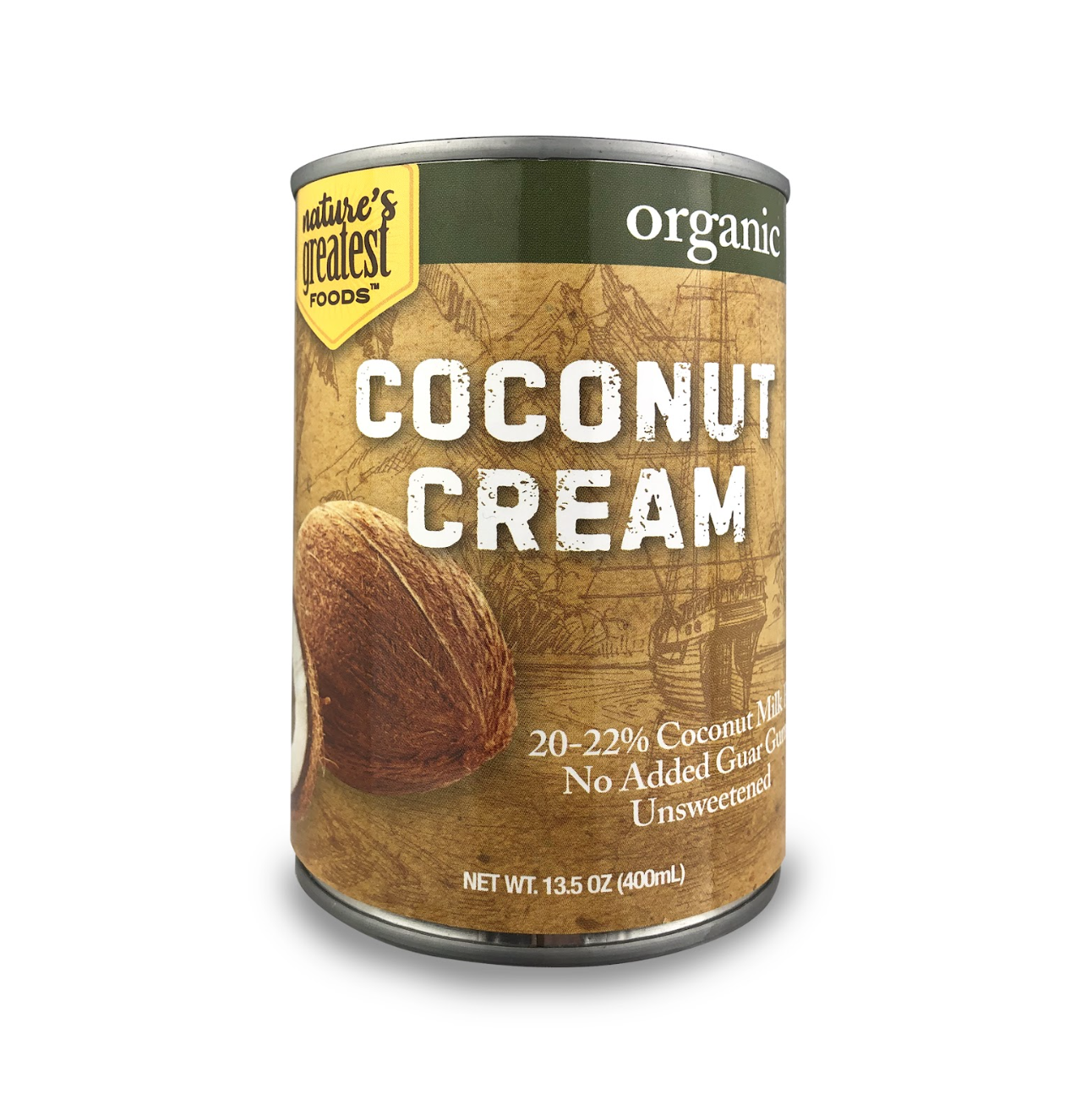 Nature's Greatest Foods Organic Coconut Cream 12 units per case 13.5 oz