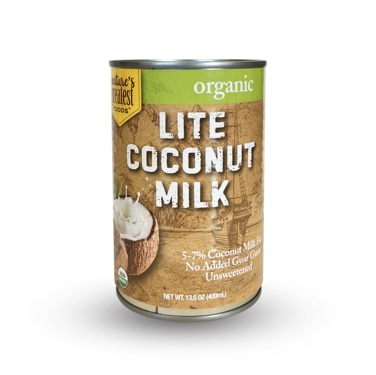Nature's Greatest Foods Organic Coconut Milk Light 12 units per case 13.5 oz