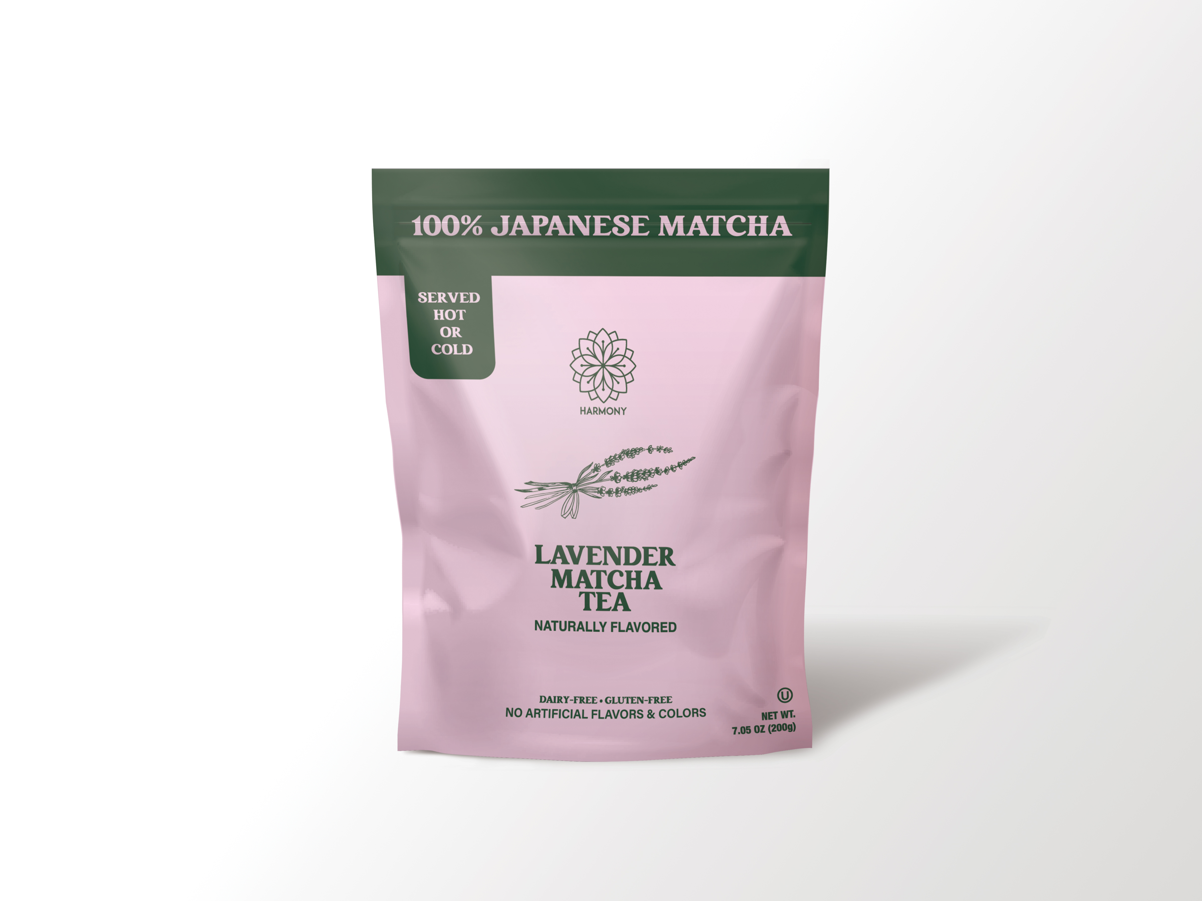 HARMONY Lavender Matcha Tea Gusset Bag -CASE 6 units per case 0.0 oz