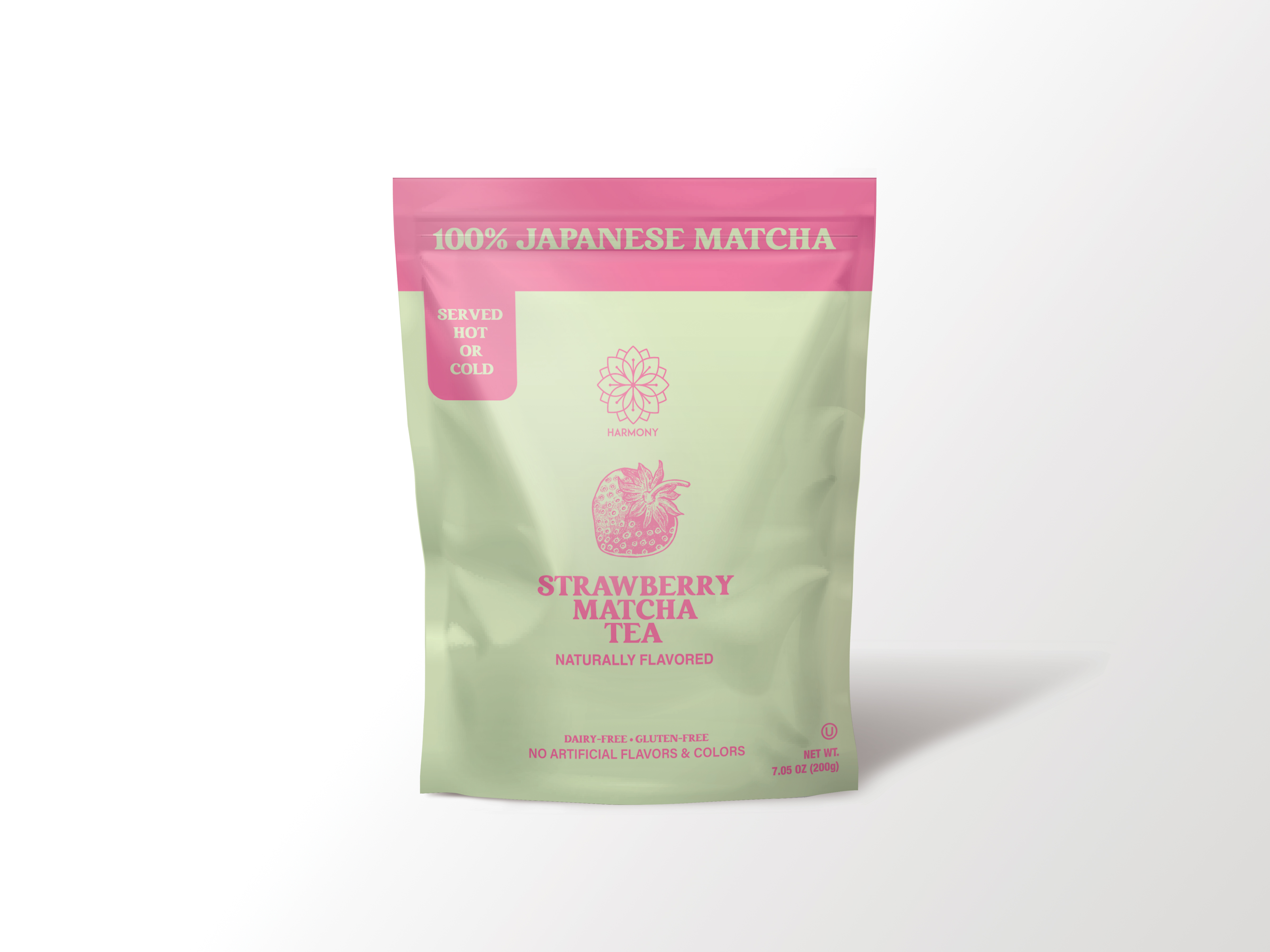 HARMONY Strawberry Matcha Tea Gusset Bag -CASE 6 units per case 0.0 oz