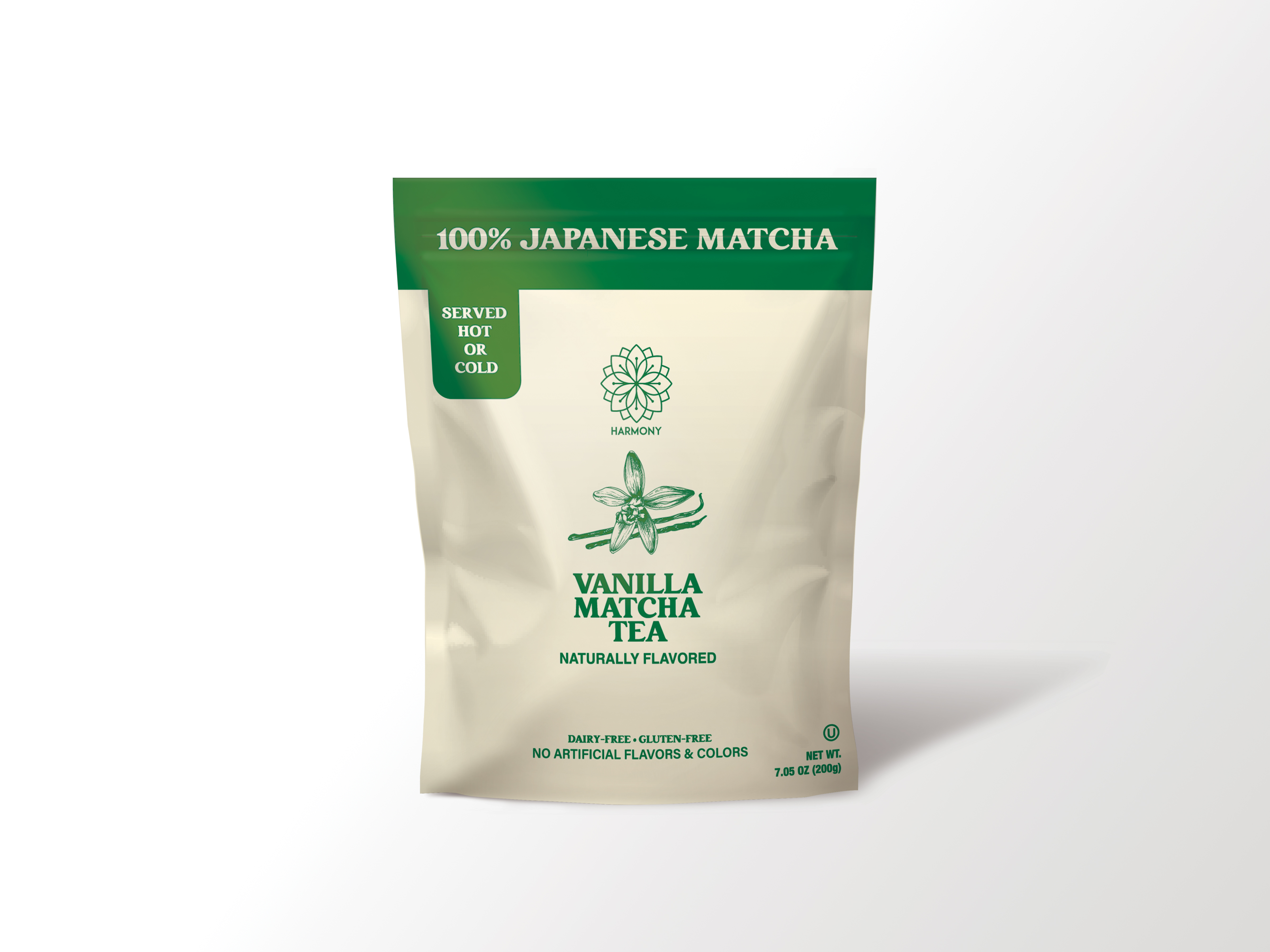 HARMONY Vanilla Matcha Tea Gusset Bag -CASE 6 units per case 0.0 oz