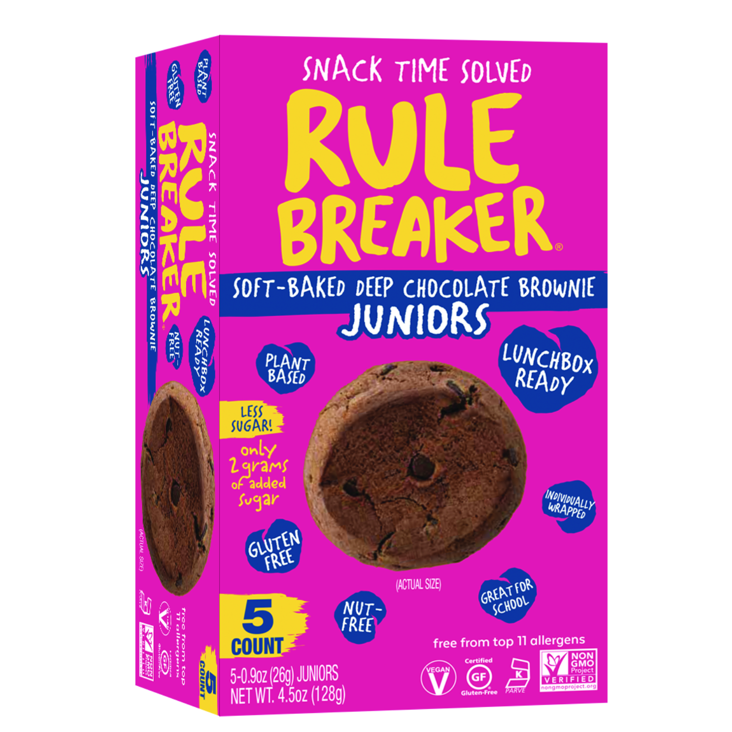 Chocolate Brownie Juniors 6 units per case 4.5 oz