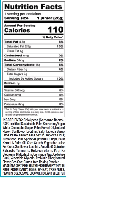 birthday cake cookie juniors 6 units per case 4.5 oz Nutrition Info
