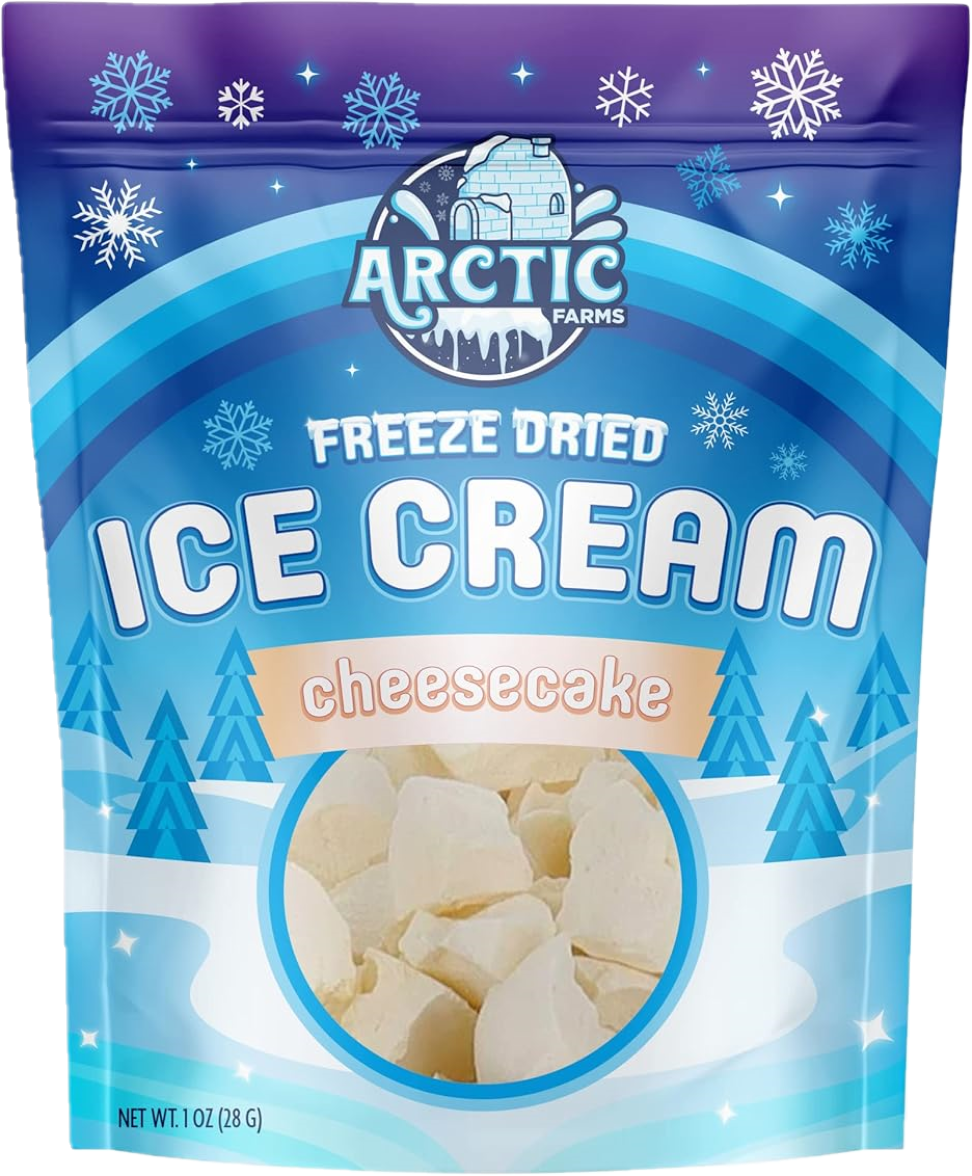 Freeze Dried Ice Cream That Does Not Melt (Cheesecake) (1oz) 12 units per case