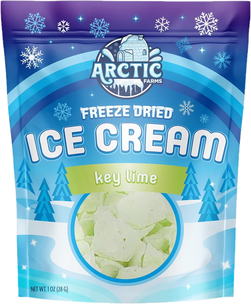 Freeze Dried Ice Cream That Does Not Melt (Key Lime) (1oz) 12 units per case