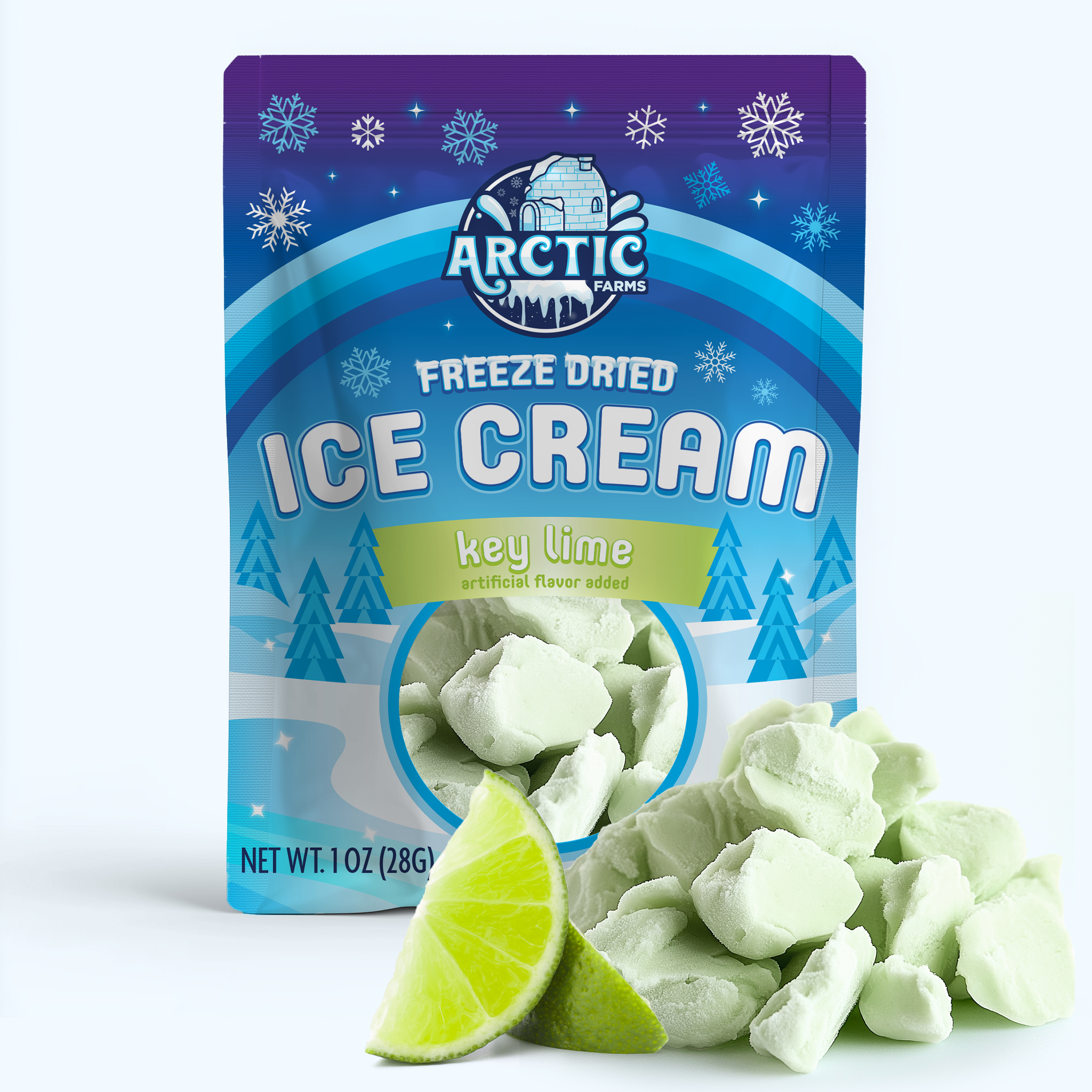 Freeze Dried Ice Cream That Does Not Melt (Key Lime) (1oz) 24 units per case 1.0 oz