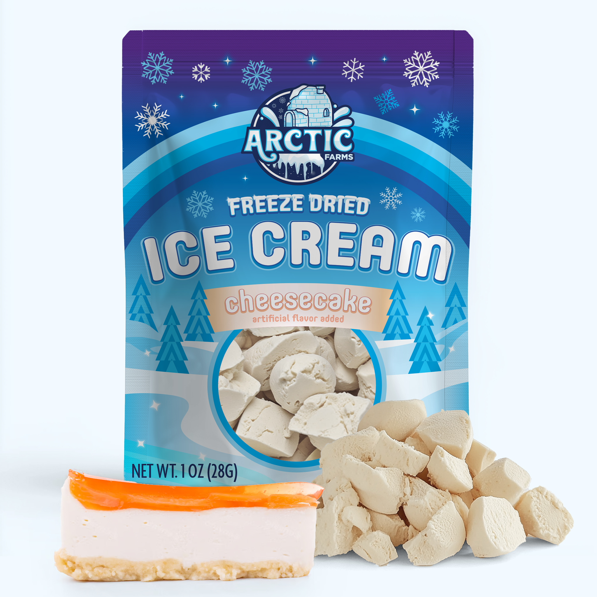 Freeze Dried Ice Cream That Does Not Melt (Cheesecake) (1oz) 24 units per case 1.0 oz