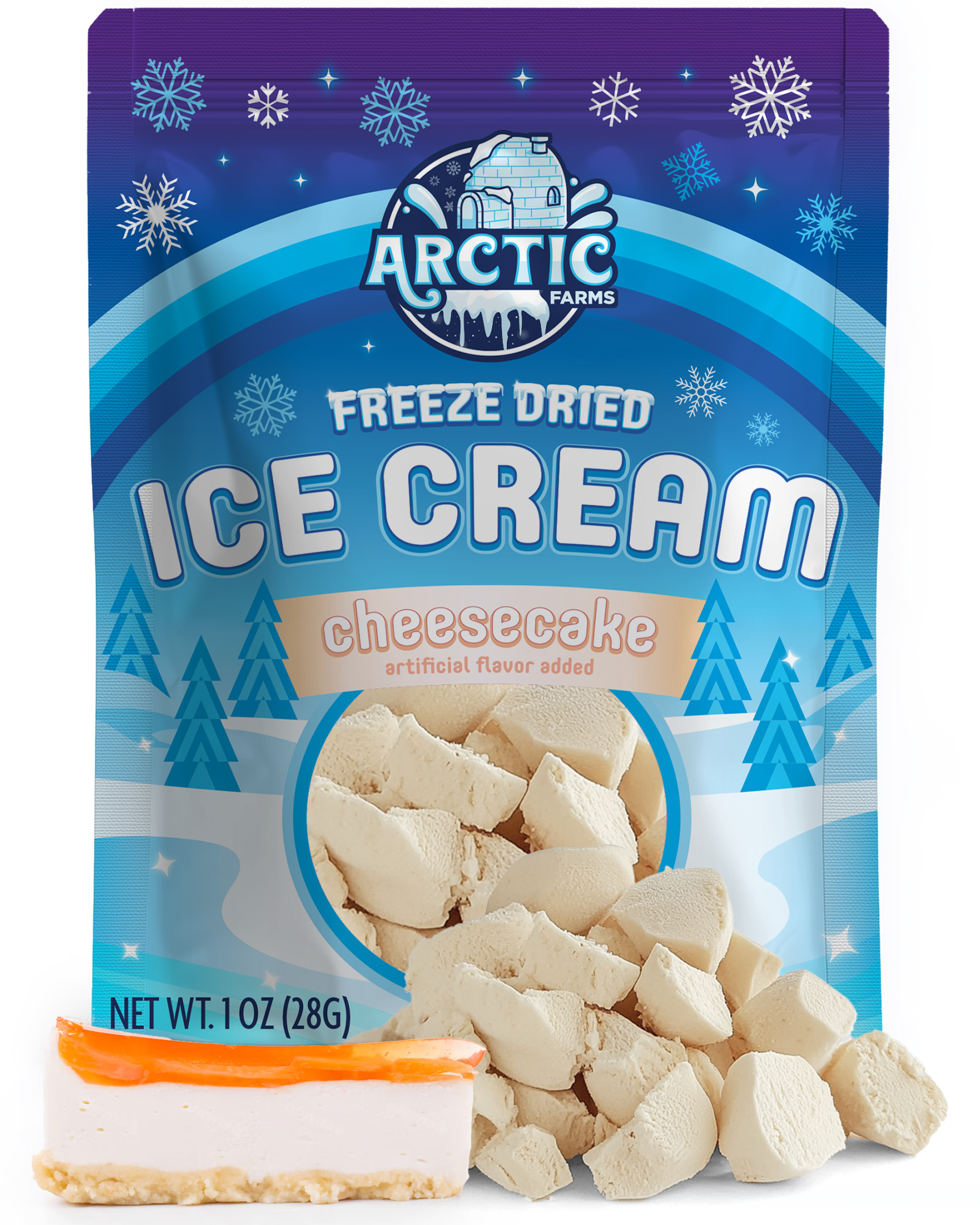 Freeze Dried Ice Cream That Does Not Melt (Cheesecake) (1oz) 12 units per case 0.0 lb