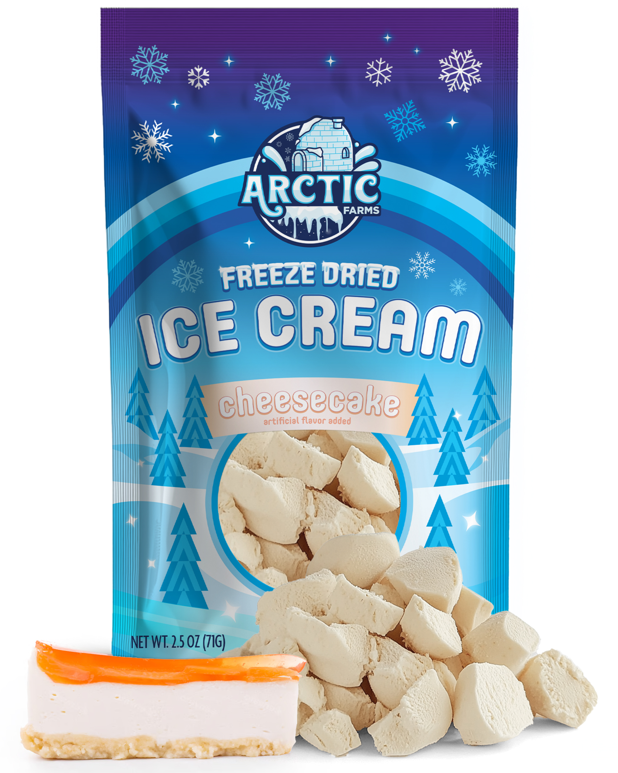 Freeze Dried Ice Cream That Does Not Melt (Cheesecake) (2.5oz) 12 units per case 0.0 lb