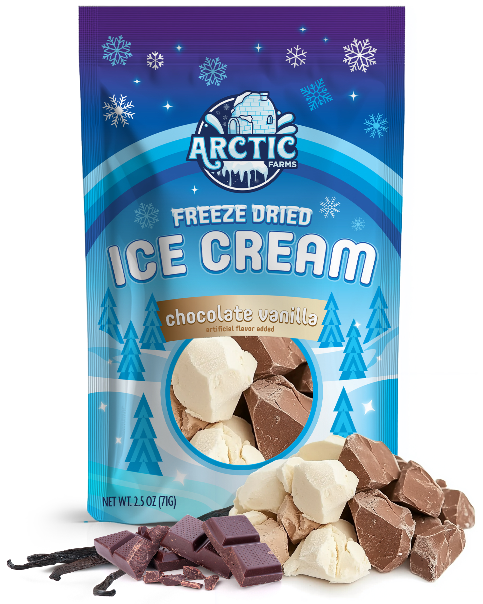 Freeze Dried Ice Cream That Does Not Melt (Chocolate Chip) (2.5oz) 12 units per case 0.0 lb