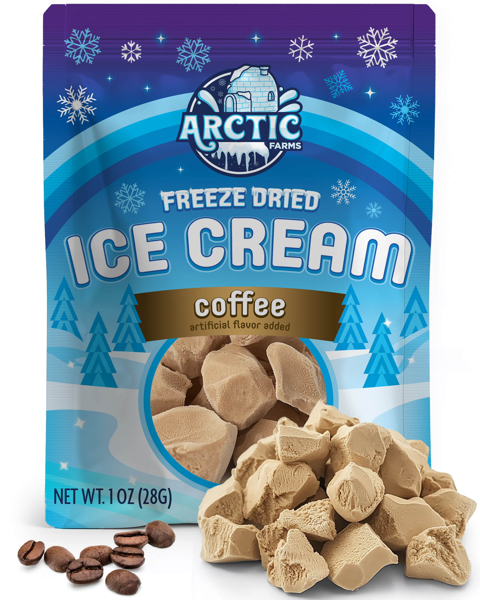 Freeze Dried Ice Cream That Does Not Melt (Coffee) (1oz) 12 units per case 0.0 lb