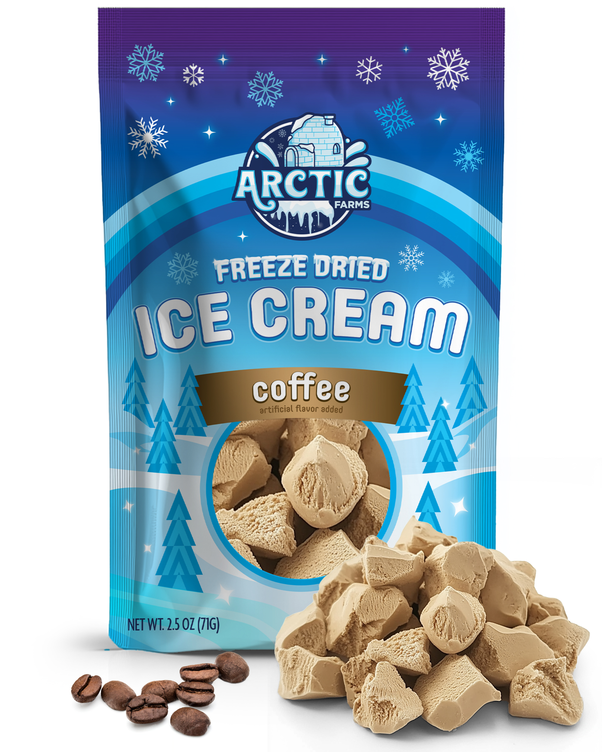 Freeze Dried Ice Cream That Does Not Melt (Coffee) (2.5oz) 12 units per case 0.0 lb