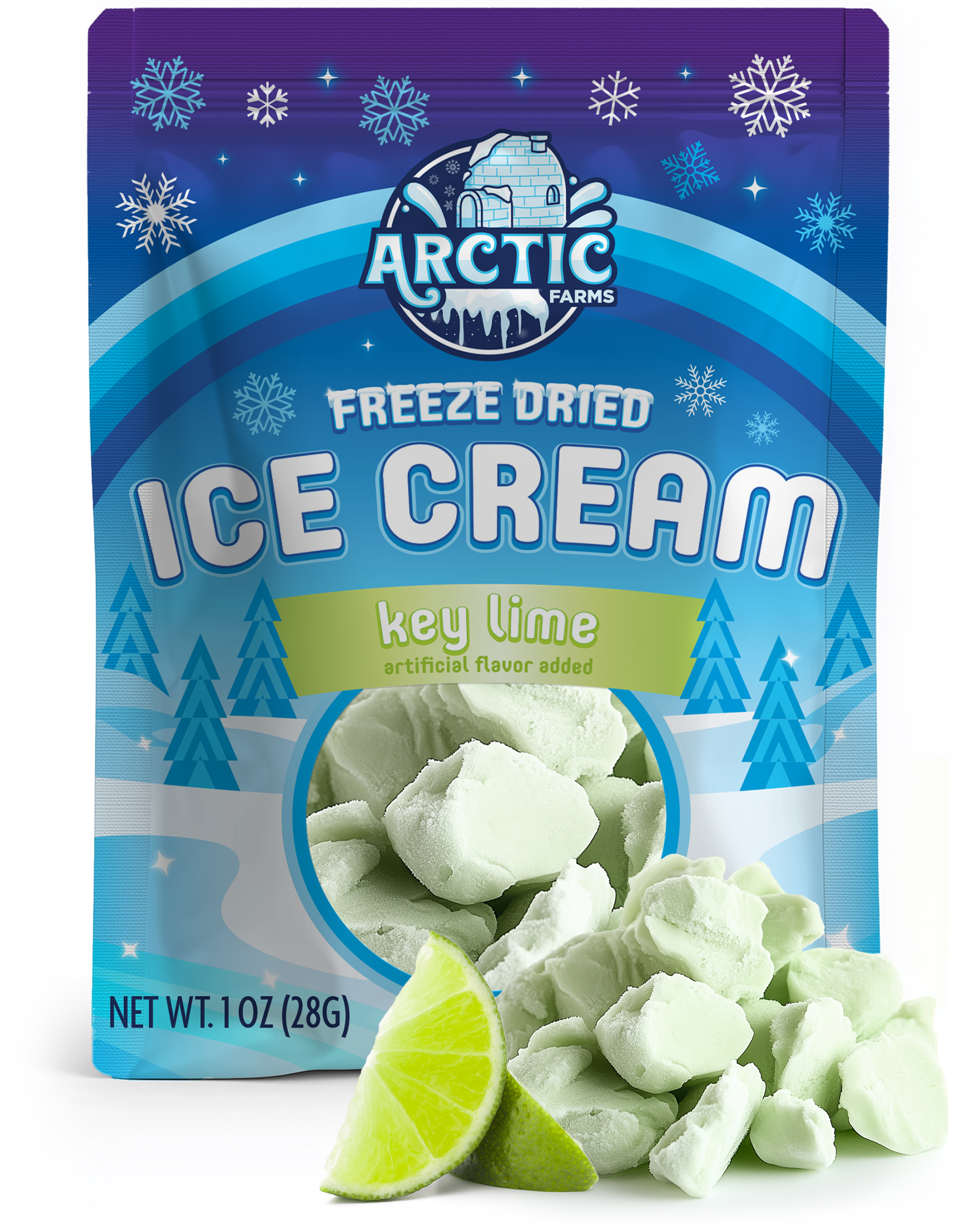 Freeze Dried Ice Cream That Does Not Melt (Key Lime) (1oz) 12 units per case 0.0 lb