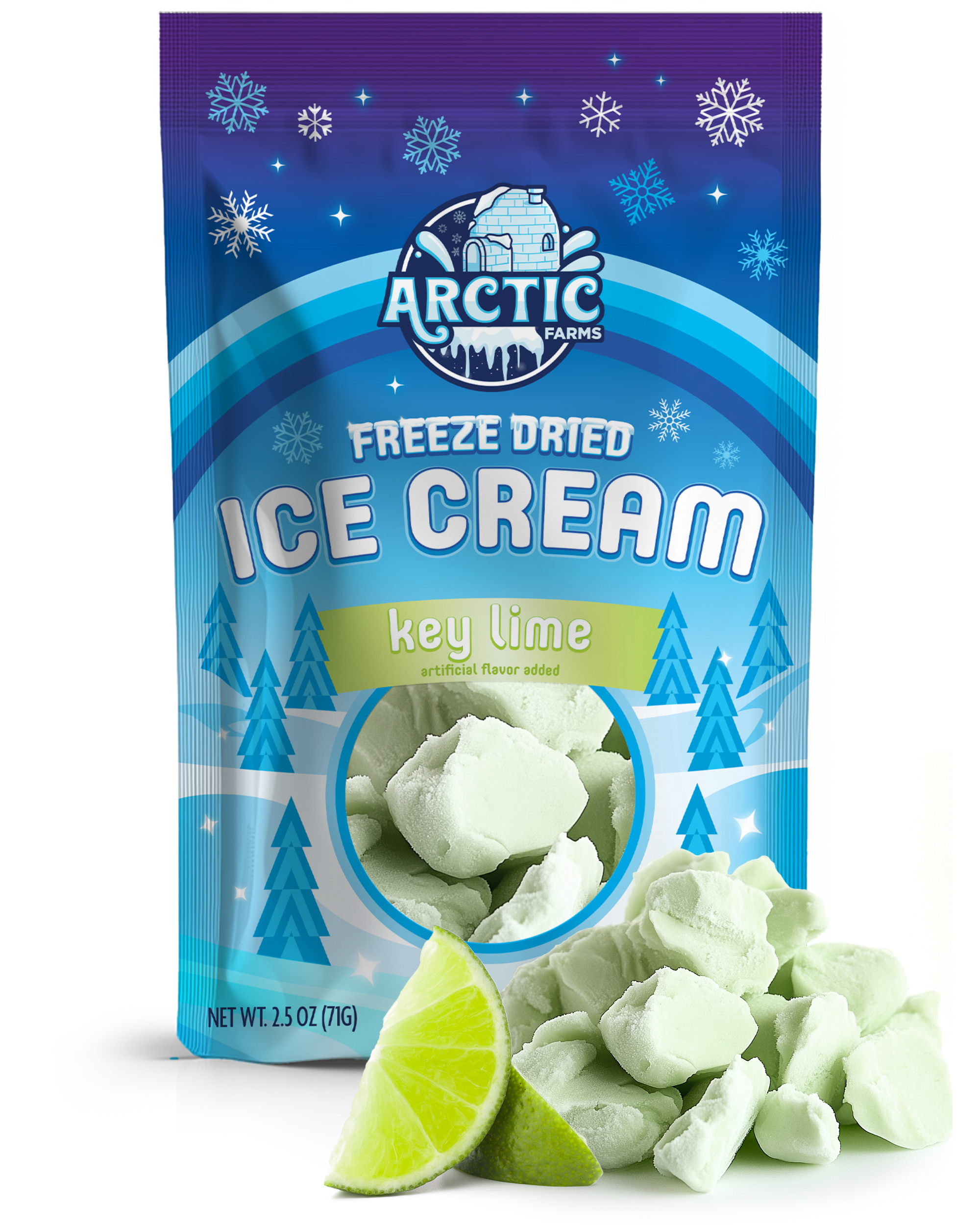 Freeze Dried Ice Cream That Does Not Melt (Key Lime) (2.5oz) 12 units per case 0.0 lb