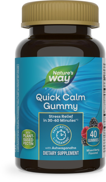 Nature's Way Quick Calm Gummy 24 units per case 0.5 lb