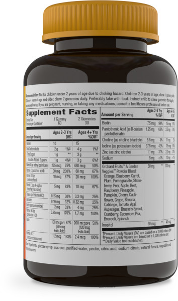 Nature's Way Alive! Gummies Multi-Vitamin for Children 12 units per case 0.6 lb Product Label