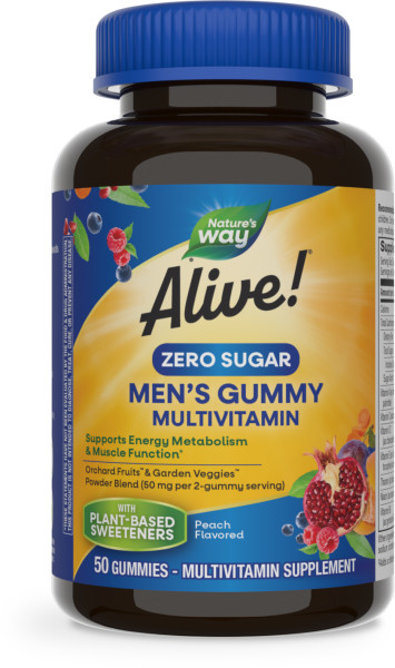 Nature's Way Alive! Zero Sugar Men Multi Gummy  12 units per case 0.1 lb