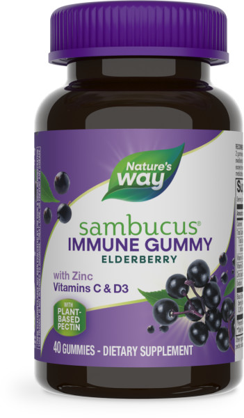 Nature's Way Sambucus Immune Gummy 24 units per case 0.4 lb