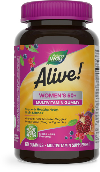 Nature's Way Alive! Women's 50+ Gummy Vitamins 12 units per case 0.7 lb