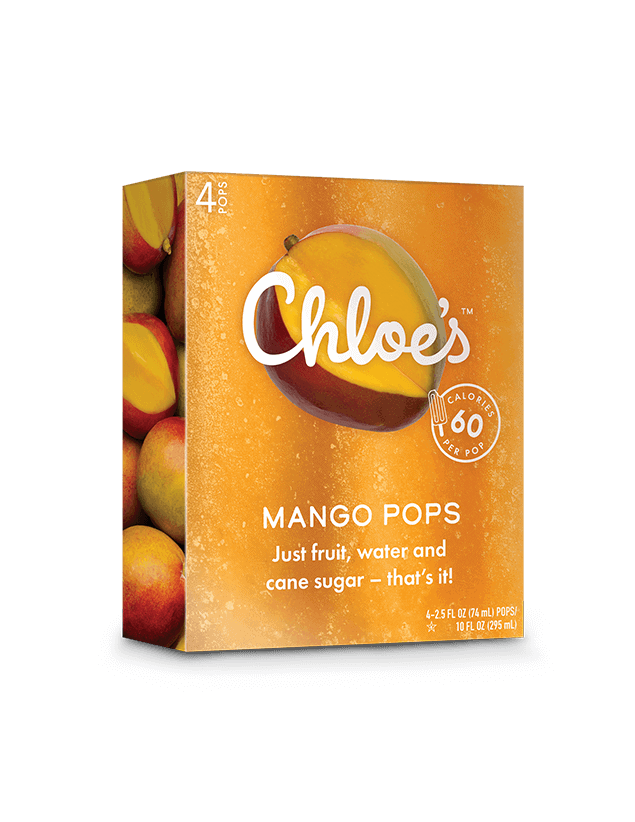 Chloe's Mango Pops 6 units per case 2.5 fl