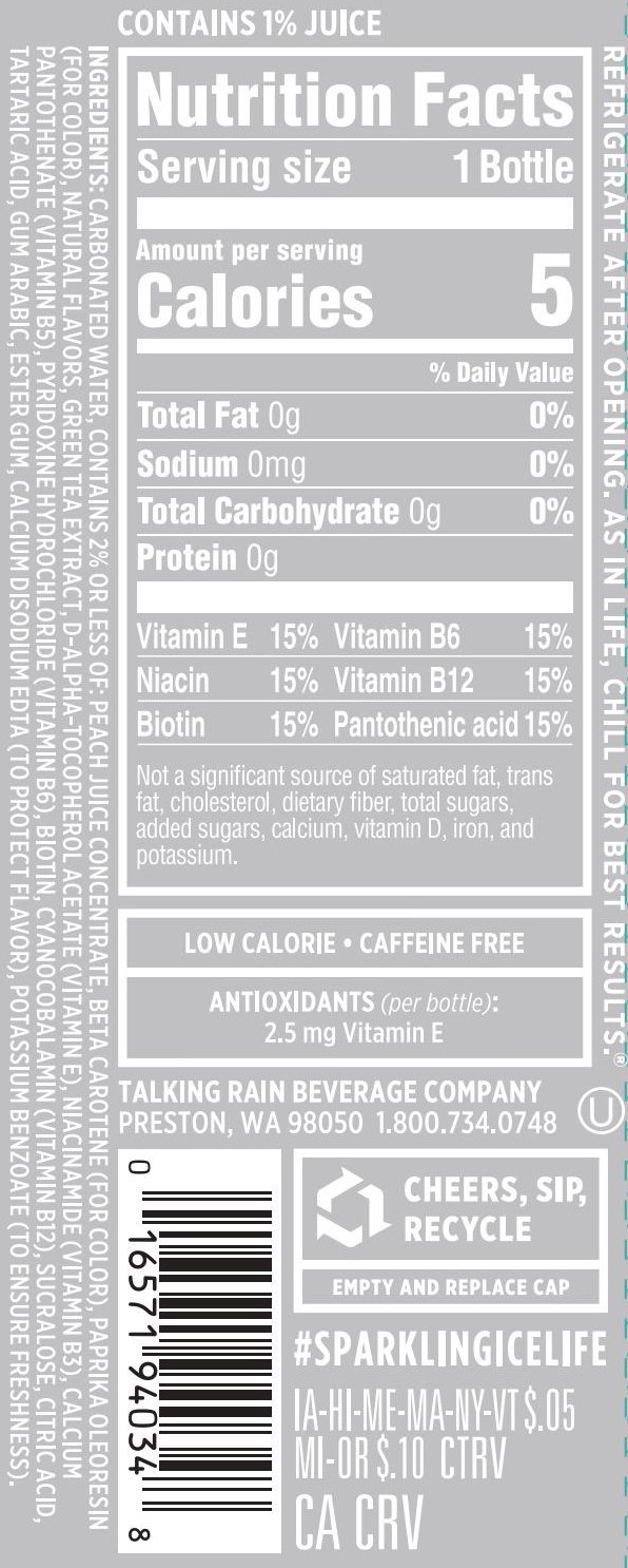 Sparkling Ice Peach Nectarine 12 units per case 17.0 fl